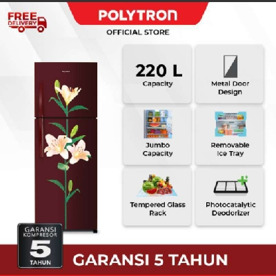 Polytron Kulkas 2 Pintu Prb 237