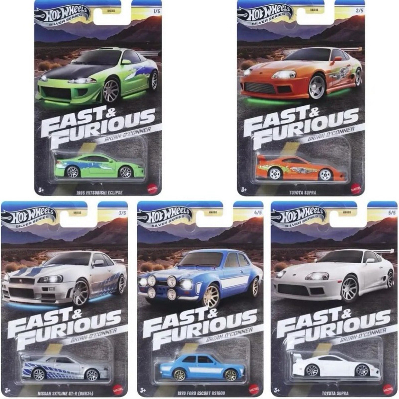 Hot Wheels Fast and Furious Brian O Conner Set Isi 5