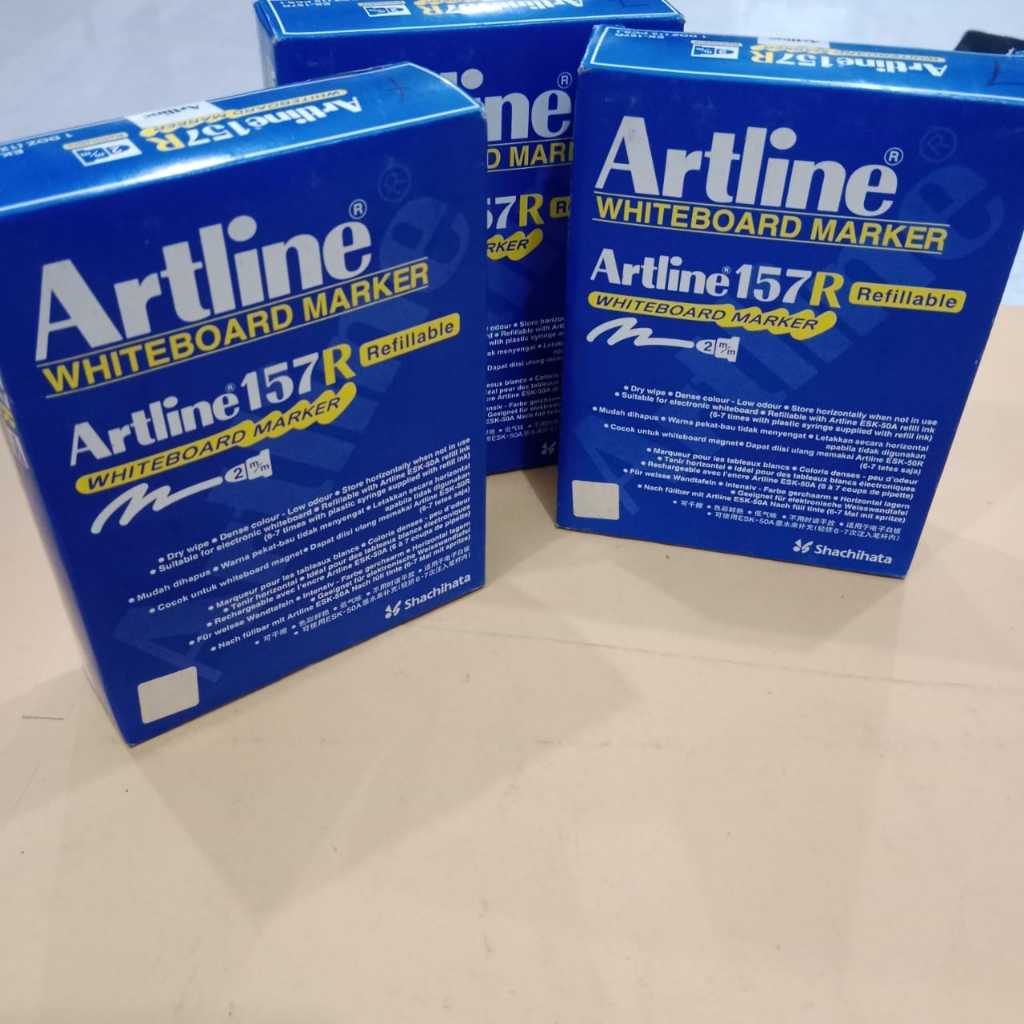 

Spidol White Board Artline 157R Hitam