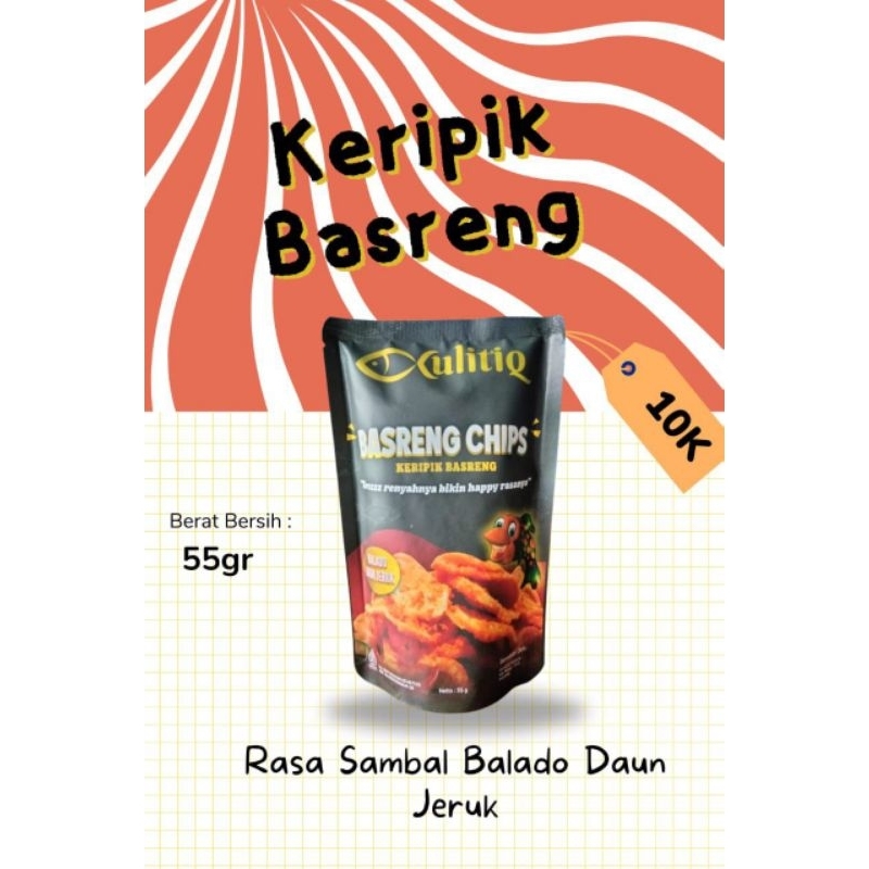 

Keripik Basreng rasa Balado