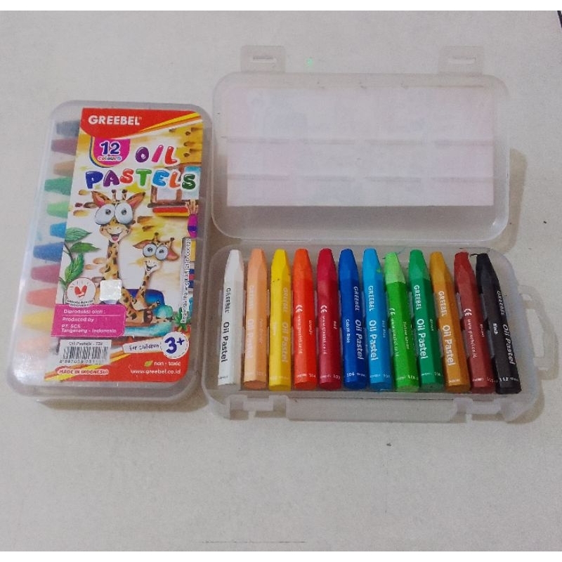 

CROYON/OIL.PASTEL GREEBEL 12 WARNA