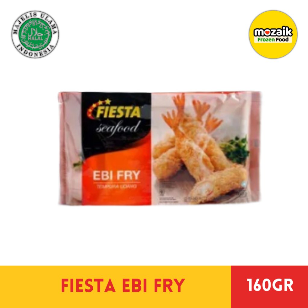 

Fiesta Ebi Fry 160gr Mozaik Frozen Mart Frozen Food