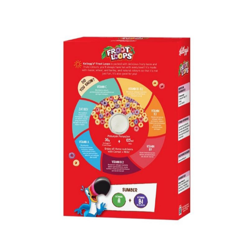 

Kellogs froot Loops cereal 150gr