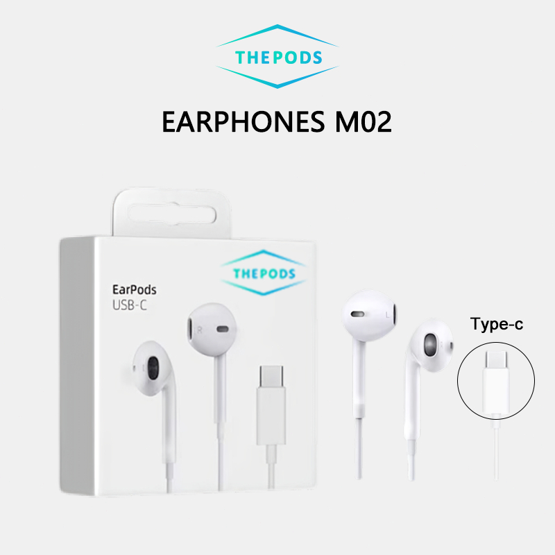 THEPODS Earphones M02 Type C Mic