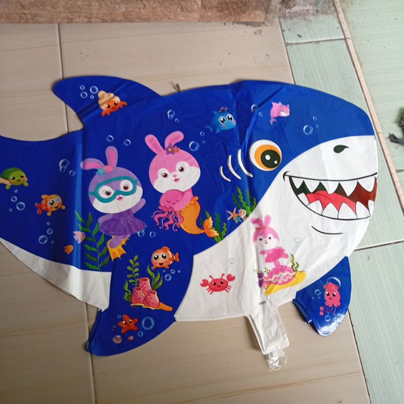 BALON IKAN HIU BABY SHARK