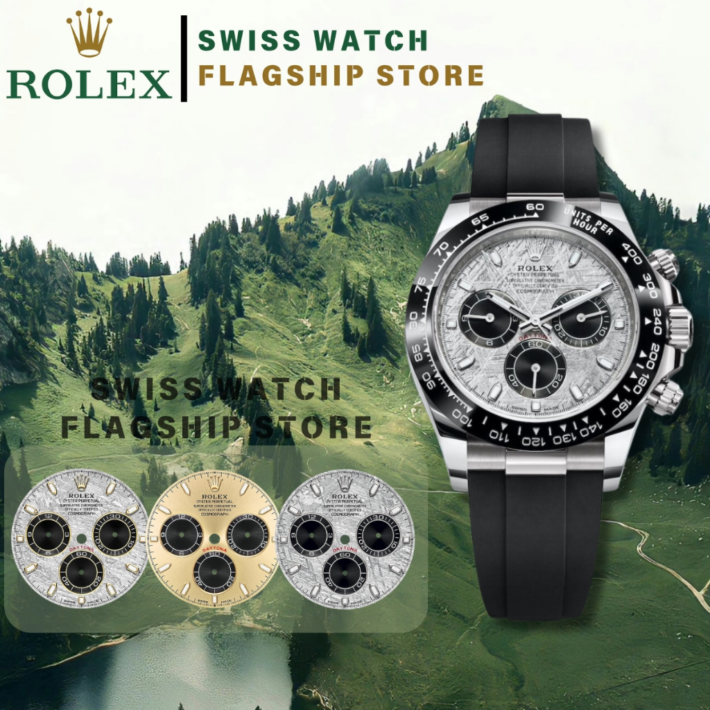 【 Garansi lima tahun】✅100% asli ROLEX jam tangan pria Cosmograph Daytona M116519LN-0038 40mm mesin j