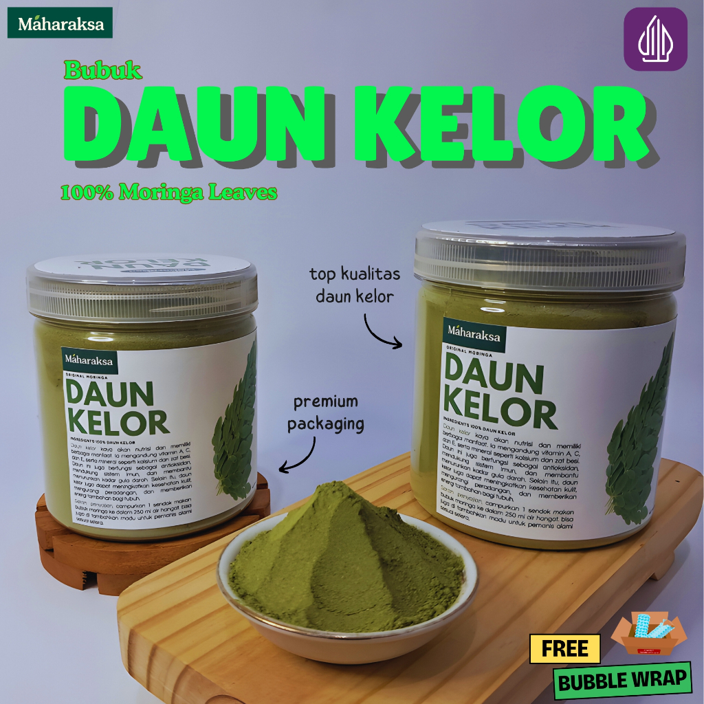 

Daun Kelor Moringa Bubuk Premium Pure Organic