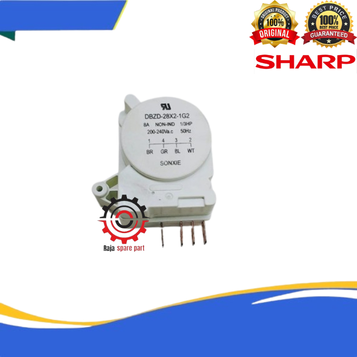 TIMER KULKAS SHARP 4 SOCKET ORIGINAL