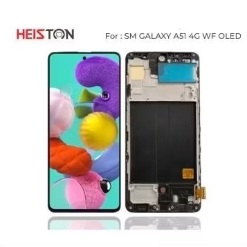 HEISTON - LCD SAMSUNG A51 / A515 / A515F OLED FINGER With FRAME FULLSET ORIGINAL