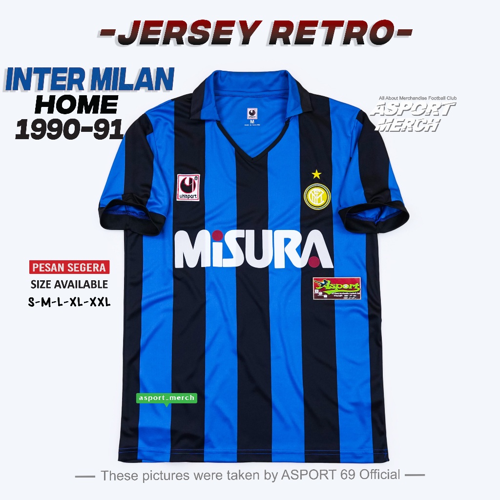 INTER MILAN RETRO HOME 1990 1991