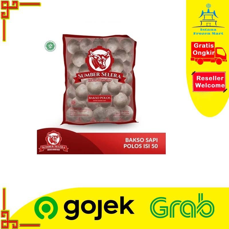 

Baso Bakso Sapi Polos Isi 50pcs 650gr - SUMBER SELERA