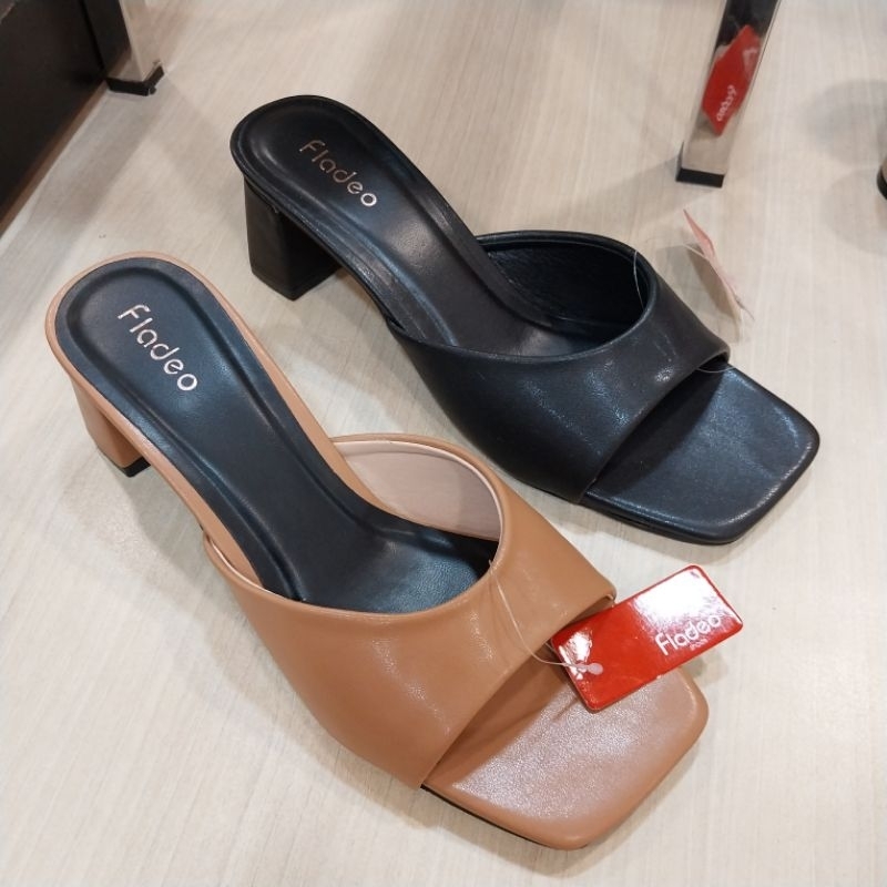 FLADEO‼️sandal wanita heels 5cm ori