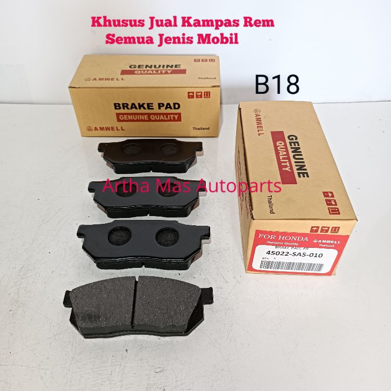 KAMPAS REM DEPAN CIVIC LX NOUWA BRAKE PAD CIVIC LX NOUWA