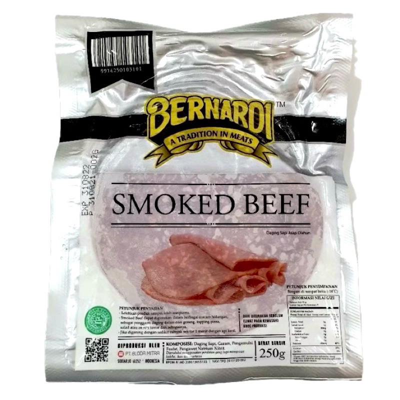 

Bernardi Smoked Beef 250g