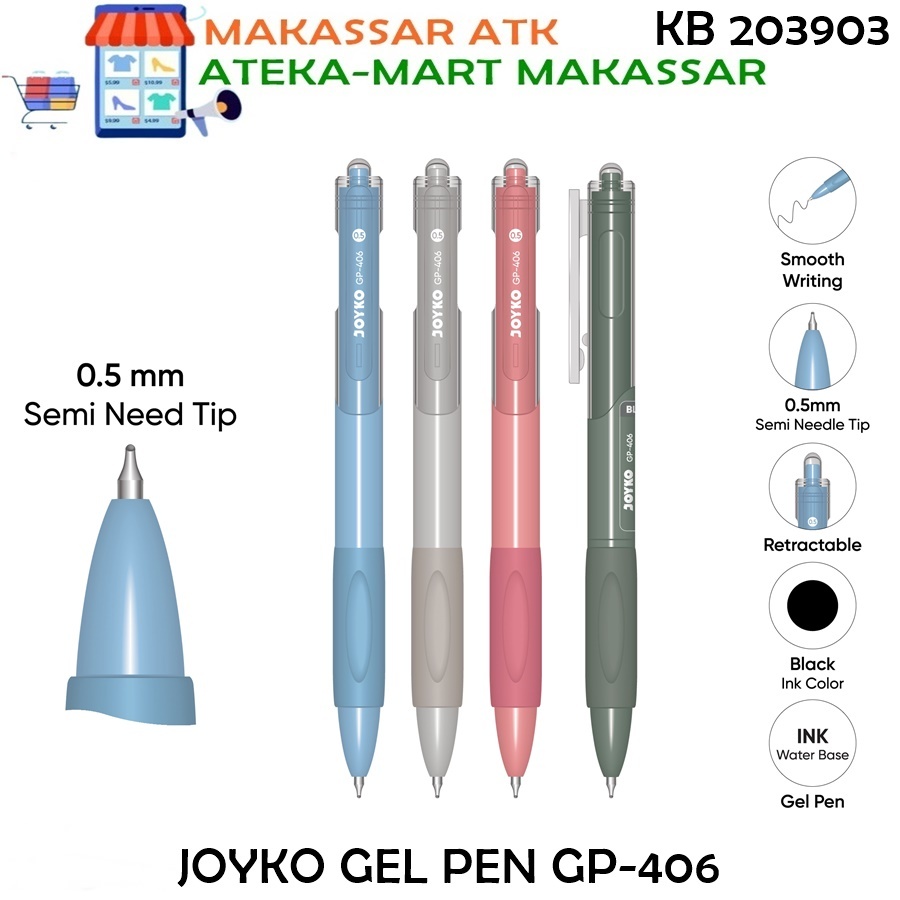 

[PCS] JOYKO GEL PEN GP-406 GEL KLIP CETEK