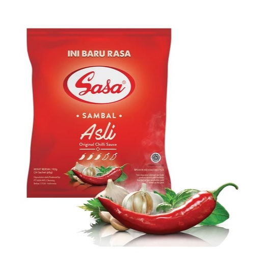 

SASA Sambal Asli Sachet 24 x 8 gram