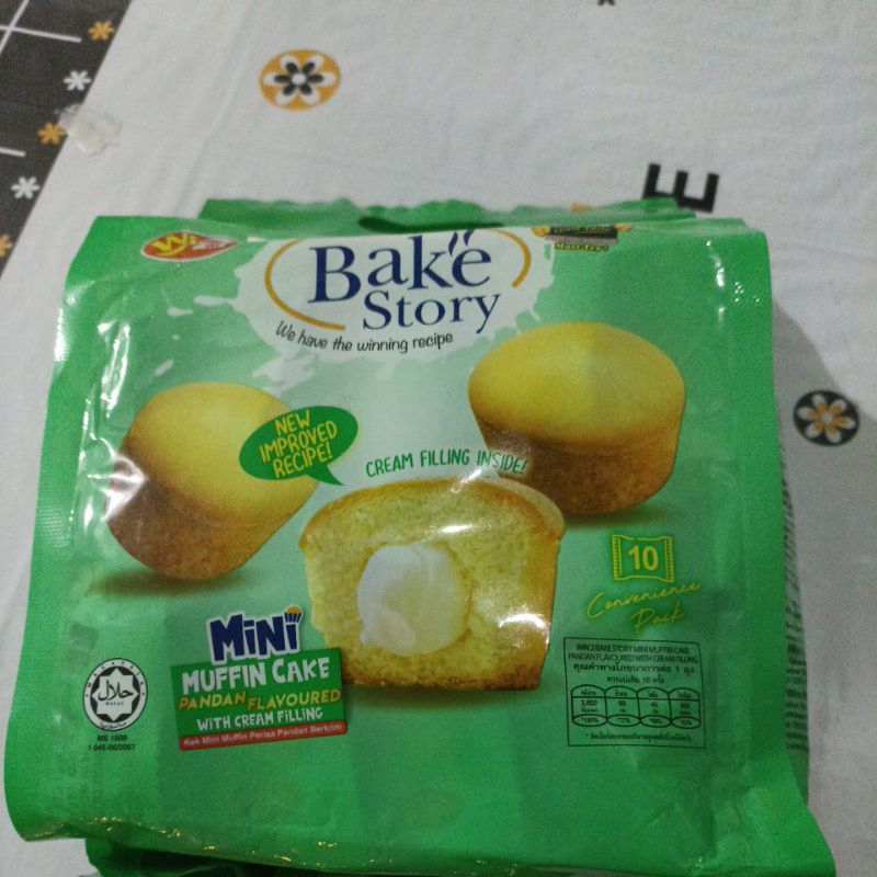 

snack baked story pandan