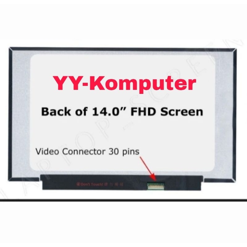 Layar LED LCD Laptop HP 14-dk 14s-dk100 14z-dk100 14-dkxxx 14s-dk1xxx Full HD