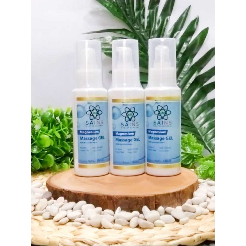 Sains Master Mineral Massage Gel Magnesium Mint (Anak/Dewasa) & Hot