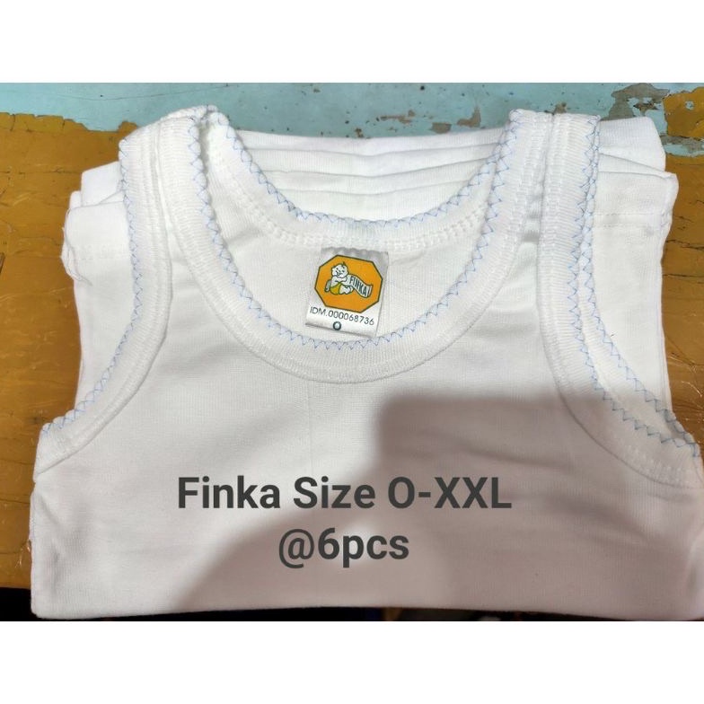KODE K44W 6Pcs grosir singlet finka anak baby