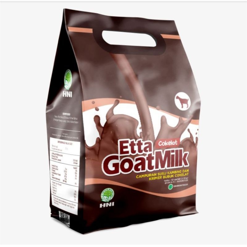 

Etta Goat Milk- susu kambing rasa coklat HNI HPAI
