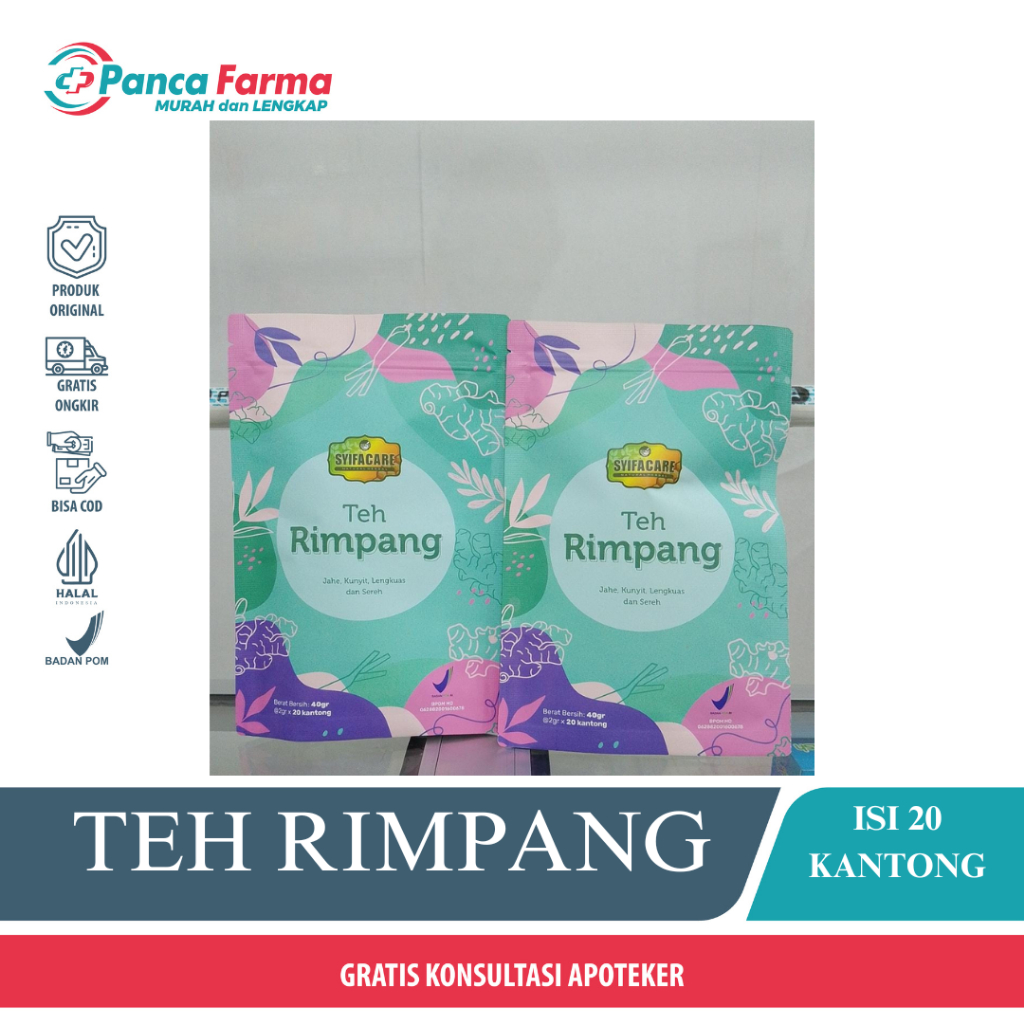 

TEH RIMPANG SYIFACARE | Teh Celup Ramuan Herbal Alami Tanpa Bahan Pengawet Original