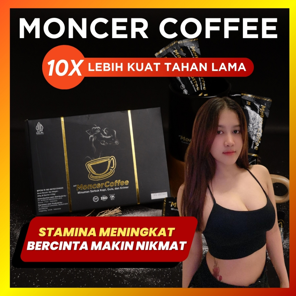 

KOPI MONCEER - MOCER ORIGINAL BPOM HALAL - PENAMBAH STAMINA PRIA AMPUH KUAT TAHAN LAMA DI RANJANG