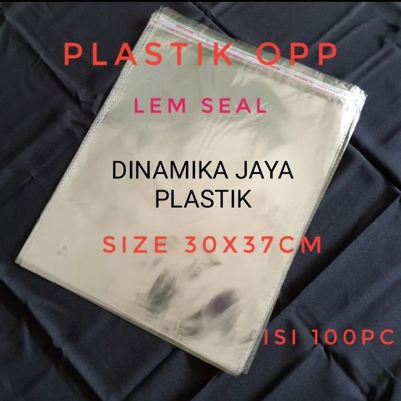 

Opp/plastik baju bening lem 30x37 isi 100