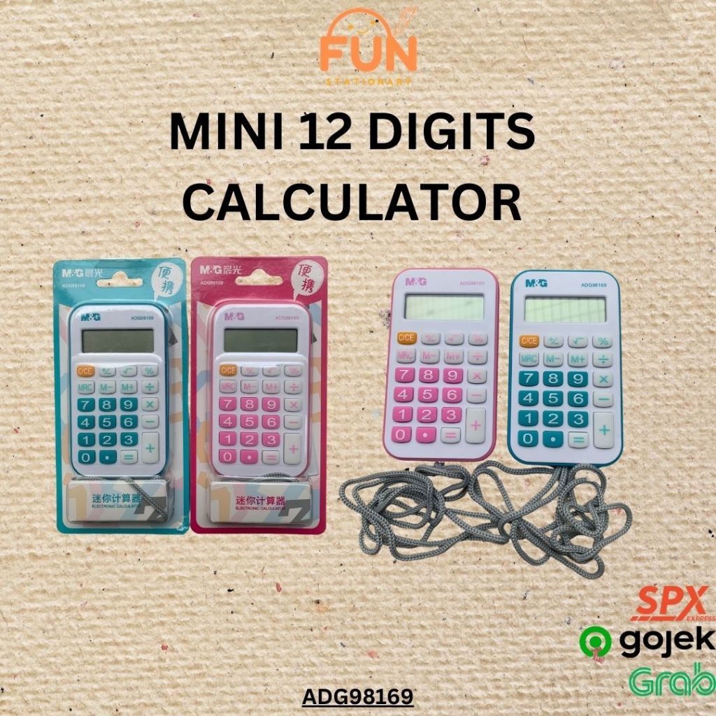 

KALKULATOR MINI KALKULATOR SAKU TALI MINI 12 DIGITS CALCULATOR