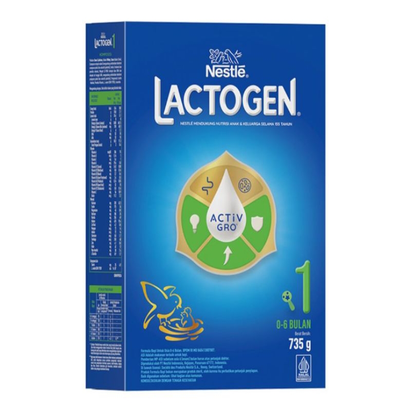 

Lactogen 1 Happynutri Susu Formula Bayi 0-6 Bulan 735 g