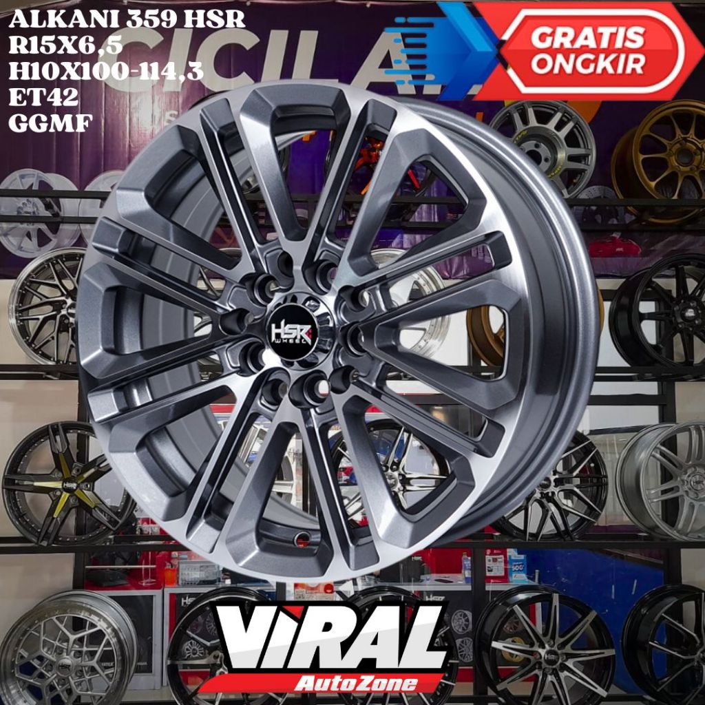 Velg Mobil VW BEETLE , GOLF , POLO , PT CRUISER , HSR ALKANI RING 15 R15