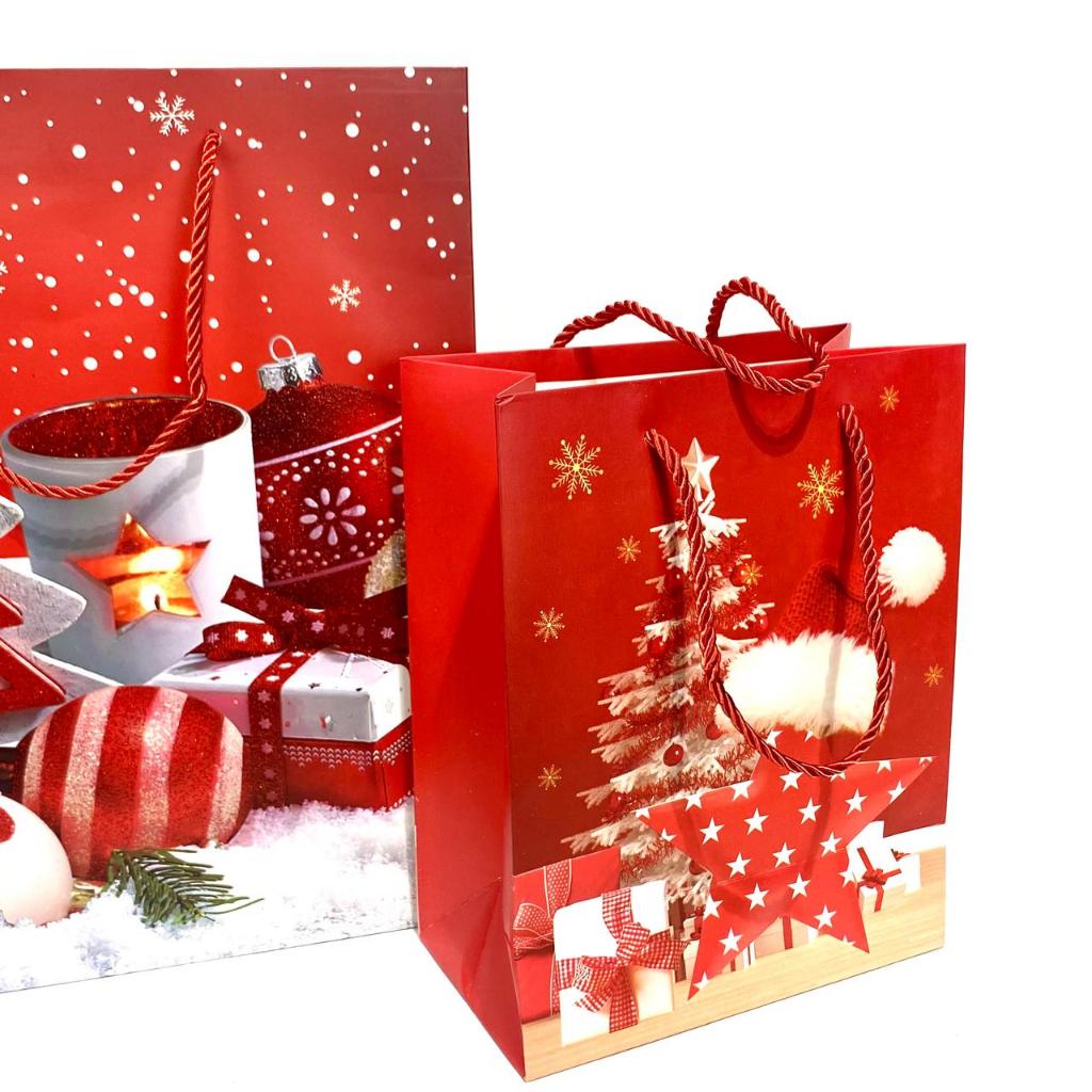 

BUDAYA Paperbag Souvenir Natal dan Tahun Baru Goodie Bag Natal