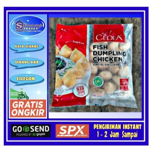 

Dumpling Ayam Cedea 500g,Dumpling ayam, Serang Frozen