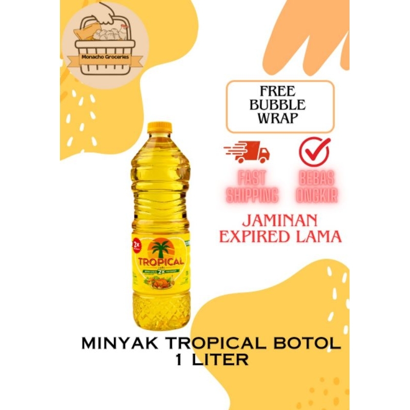 

MINYAK GORENG TROPICAL BOTOL 1 LITER