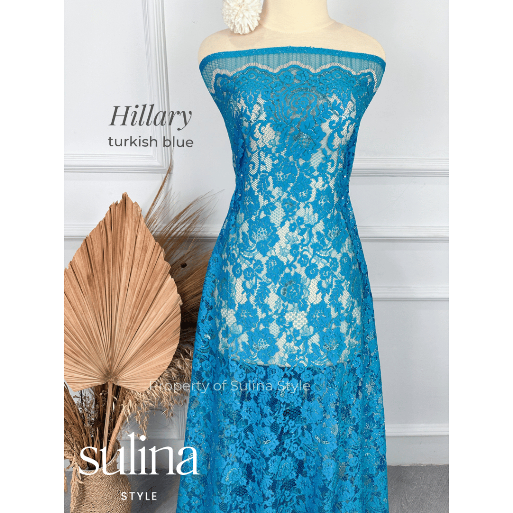 Sulina Style - Kain Kebaya Semi Prancis Fatmawati Metallic Hillary