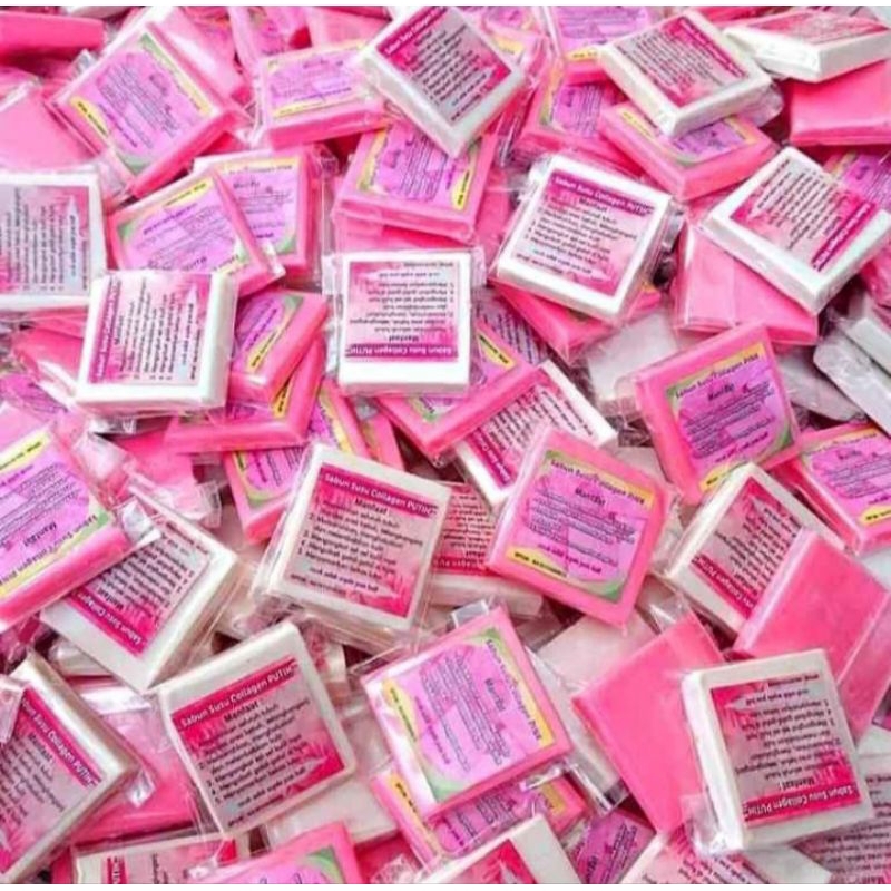 Sabun susu Collagen Pink