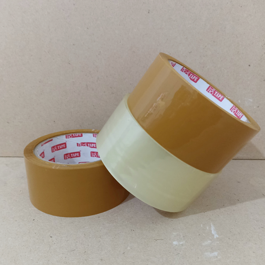 

Lakban Coklat 2 inch 100yard / Plakban Coklat Termurah Ekonomis HR Online / Lakban 45 mm