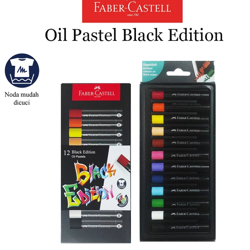 

Pensil Warna Faber Castell Black Edition 12 Warna / Black Edition Colour Pencil Set 12