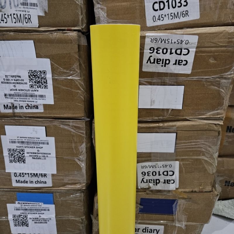 Skotlet Motor Kuning Muda Doff