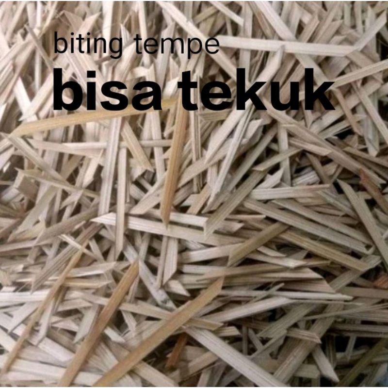 

biting tempe dari bambu bisa ditekuk/lentur