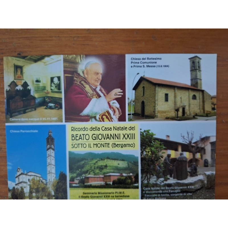 

kartu pos paus/Pope postcard