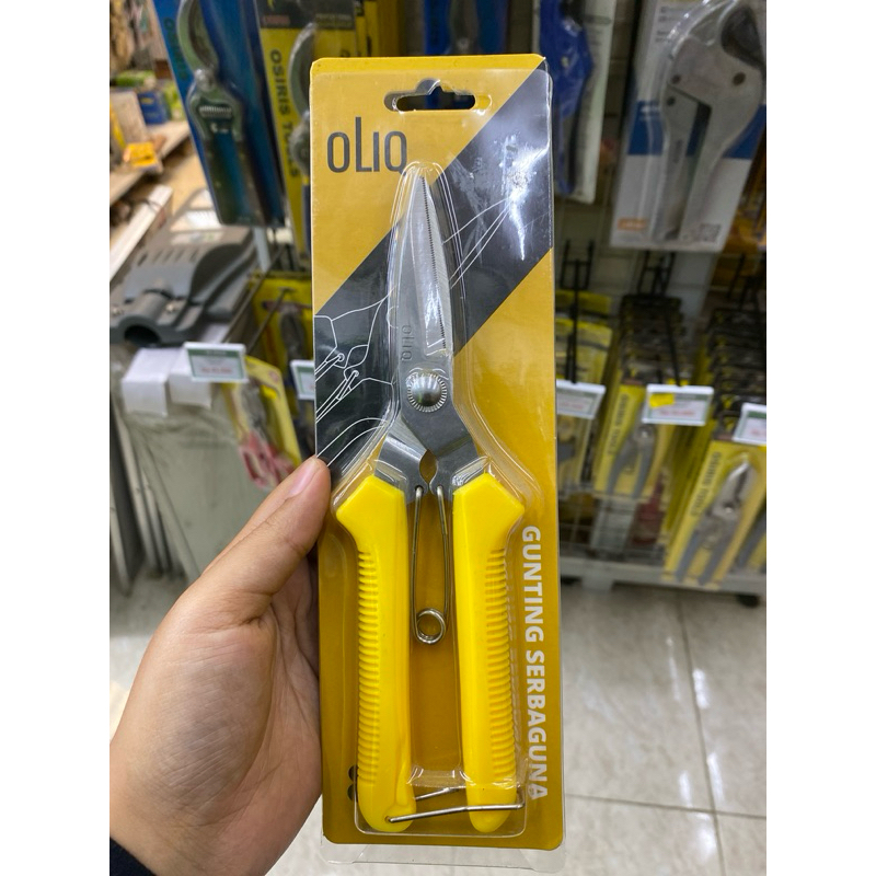 

GUNTING SERBAGUNA 8" MEREK OLIQ/ GUNTING DAHAN