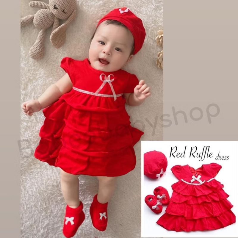 Dress Imlek Jade Qipao Tutu Pesta Sangjit Bayi