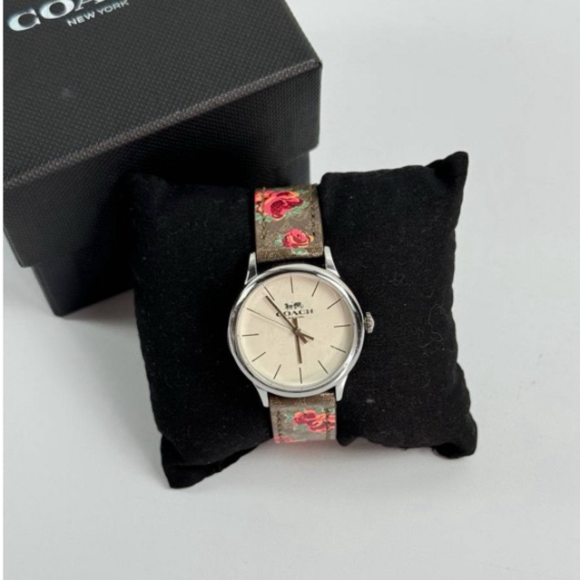 Jam Tangan Branded Coach Flower Strap