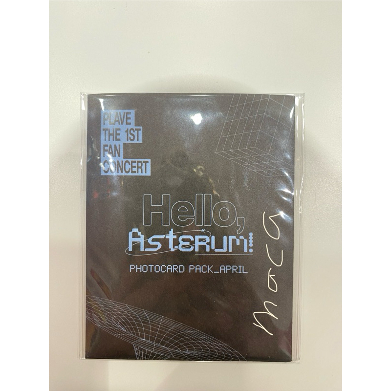 PLAVE THE 1ST FAN CONCERT HELLO ASTERUM  PHOTOCARD PACK_APRIL SEALED