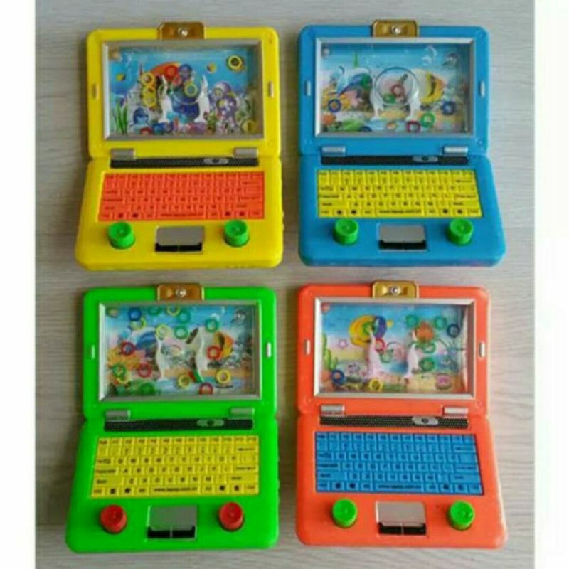 NEW MAINAN WATER GAME / MAINAN ANAK GAME AIR SERI LAPTOP
