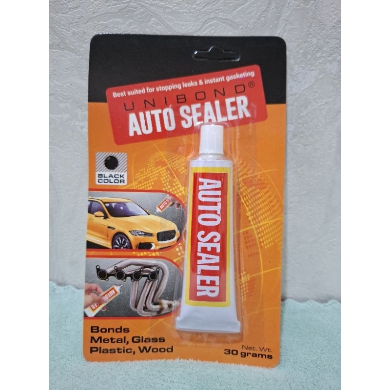 Lem sealer/ Auto sealer/ perekat lem packing Unibond hitam karet 30 g
