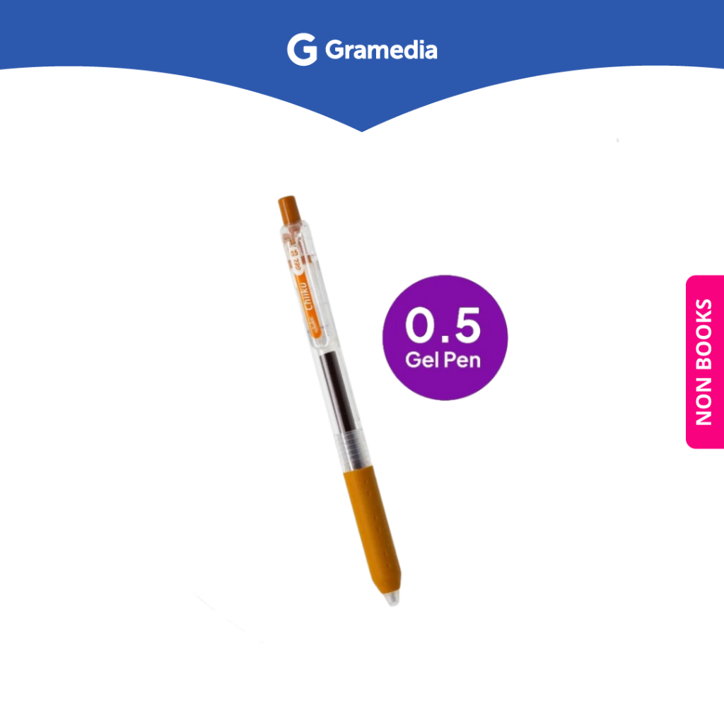 

Gramedia Depok - Estudee Chiiku Gelpen 0.5 Brown Egp-26