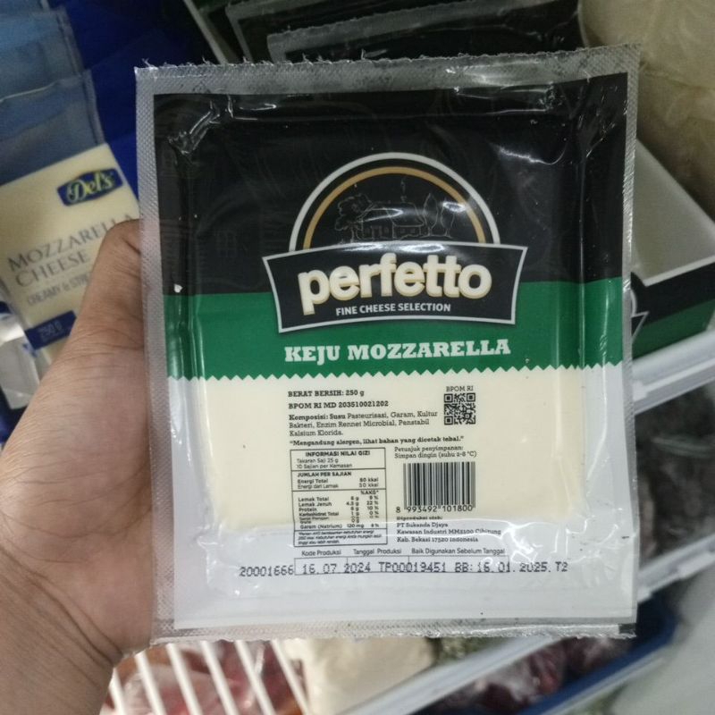 

PERFETTO KEJU MOZARELLA 250GR