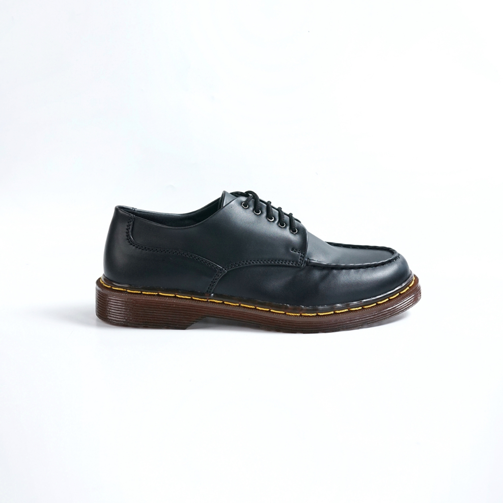 Jack Footwear - Othniel Black Sepatu Loafers Pria Formal Kantor Kerja Kuliah Kondangan